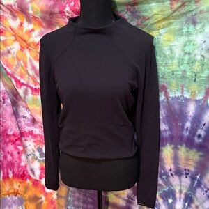 LULULEMON BLACK NULU MOCK NECK LONG SLEEVE🦋